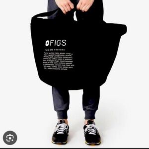 FIGS Black Tote Bag -This Bag Contains: